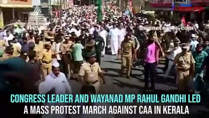 Download Video: 'Save the Constitution' march begins in Wayanad with MP Rahul Gandhi