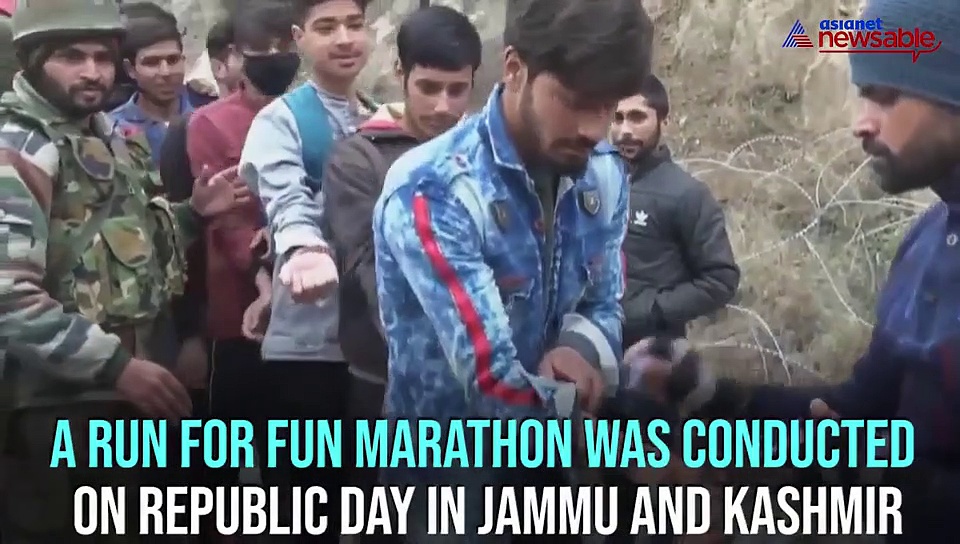 Republic Day 2020: Army conducts 'Run for Fun' marathon in Jammu, Kashmir