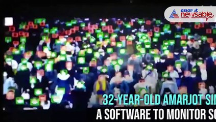 Tải video: Man invents software to monitor social distancing