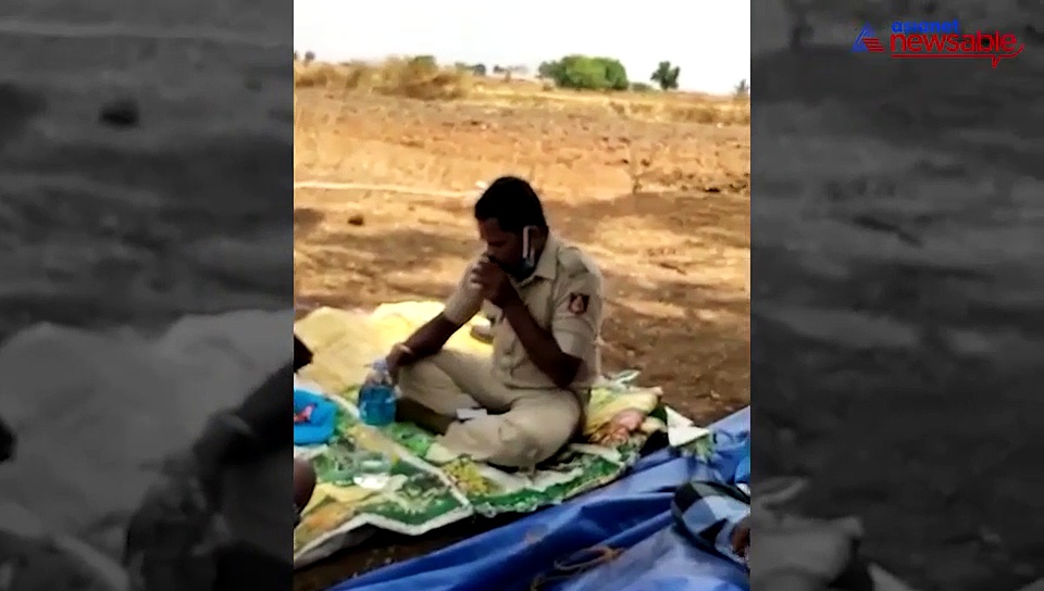 Cop on COVID duty joins liquor party in field