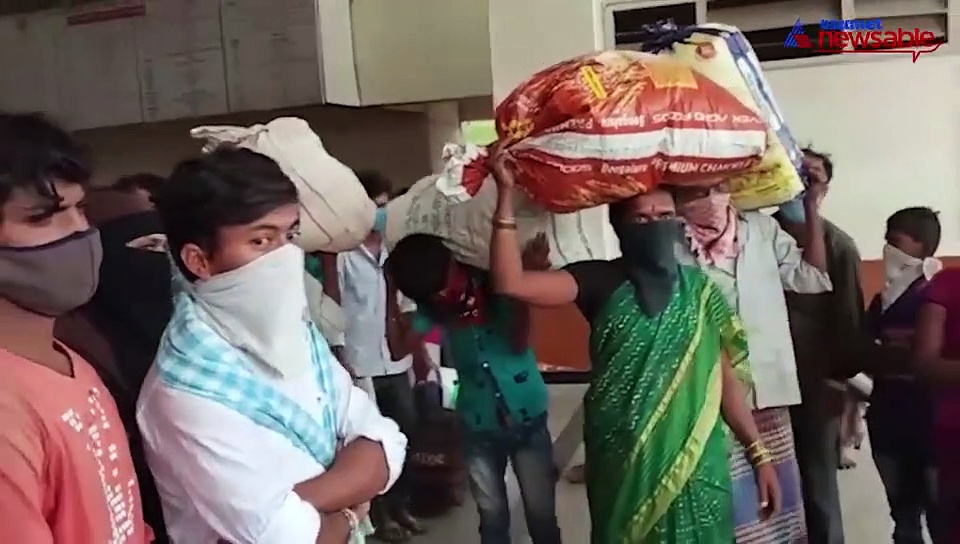 Labourers stranded in North Karnataka complain of lack of water, food