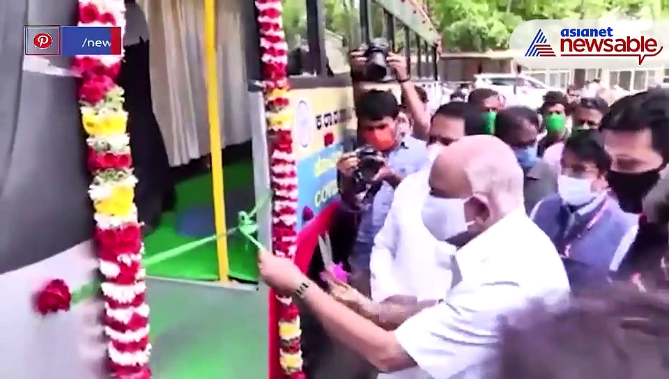 Coronavirus: Karnataka chief minister flags off mobile fever clinic bus in Bengaluru