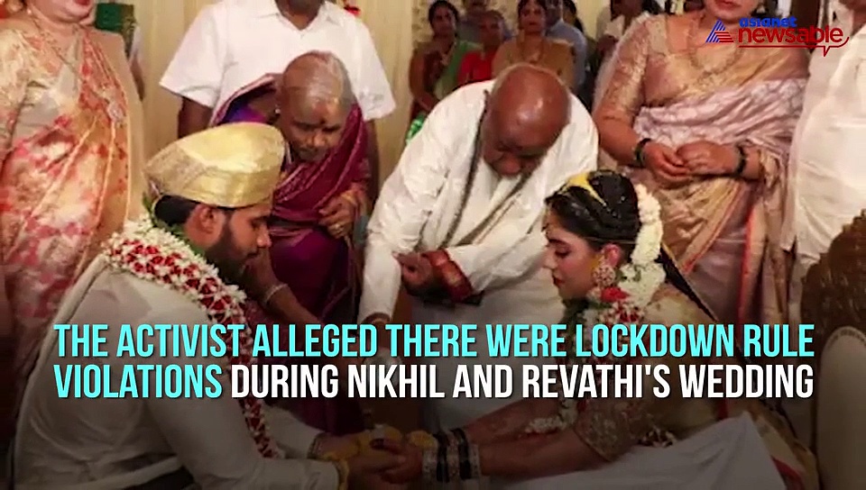 Nikhil Kumaraswamy wedding: Complainant threatens to approach Karnataka HC if chief secretary fails to take ac