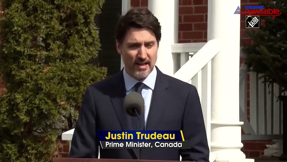 Canadian PM Justin Trudeau goes into self-isolation after wife tests positive for Covid-19