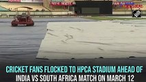 Ind vs SA: Cricket lovers flock to Dharamshala stadium wearing masks amid COVID-19