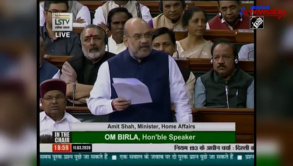 Won't spare anyone involved in Delhi riots, no innocent will be harassed: Amit Shah in LS