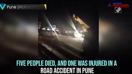 3 motorcycles collide with truck on Pune-Mumbai Highway; 5 dead