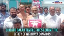 Nirbhaya justice: Temple priest burns effigy of convicts hailing the execution