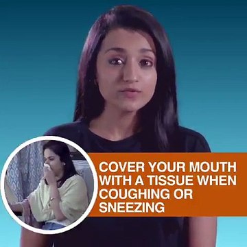 Trisha Krishnan shares video message on behalf of UNICEF for protection from coronavirus