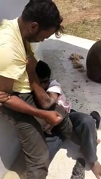 Alcoholics engage in fight