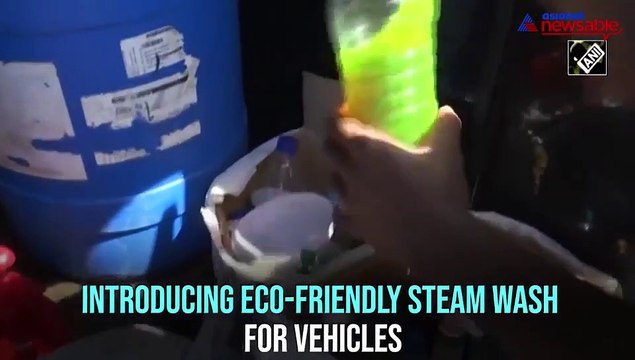How about eco-friendly steam wash for vehicles? Helps in conserving water