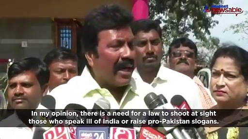 Make law to shoot anti-nationals: Karnataka minister asks PM Modi to bring in legislation