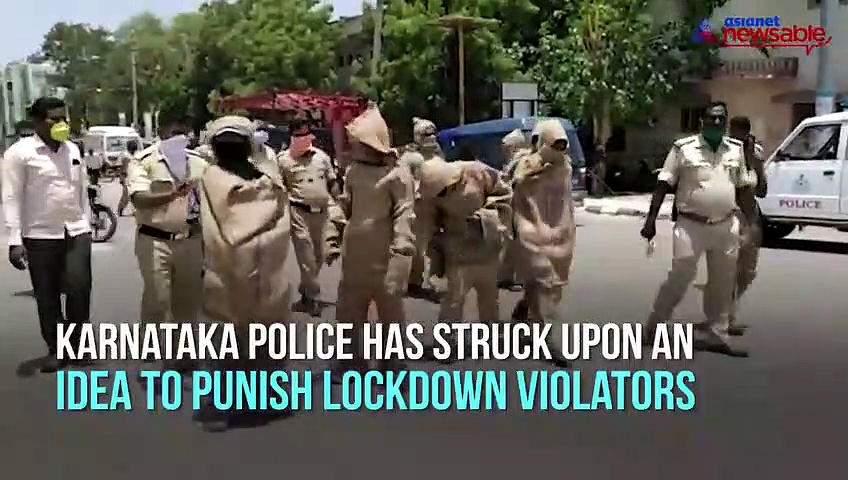 COVID-19 lockdown violation: Koppal Police make public wear jute sacks as punishment