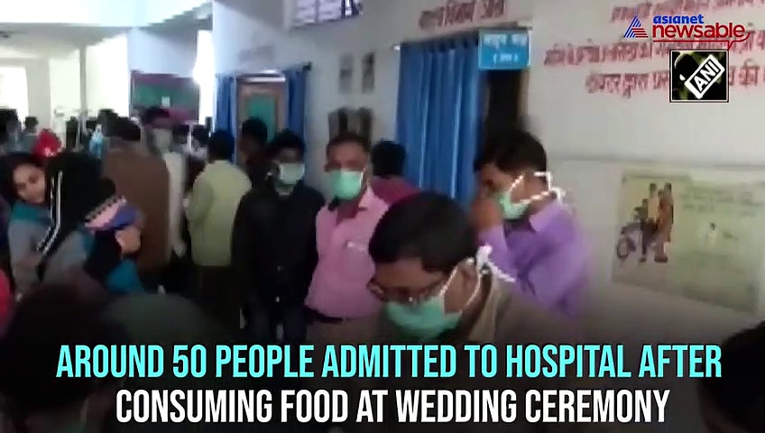 Around 50 people admitted to hospital after eating food at a wedding feast in Bihar