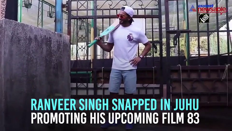 Film 83 star Ranveer Singh knocks it out of the park with his batting skills
