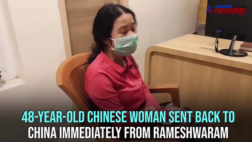 Chinese tourist in Tamil Nadu sent back to China immediately
