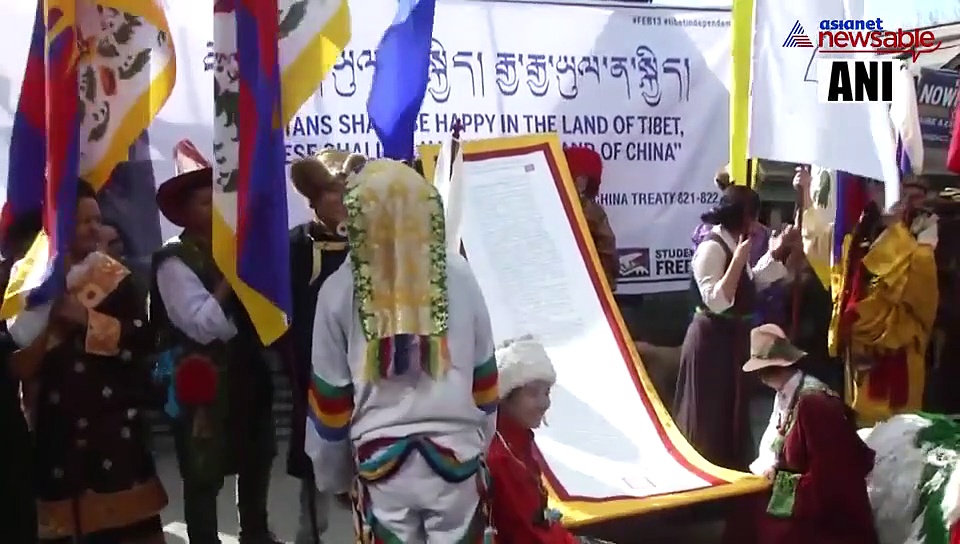 'Majestic Walk' by SFT-India to mark Tibet's 107th Independence Day