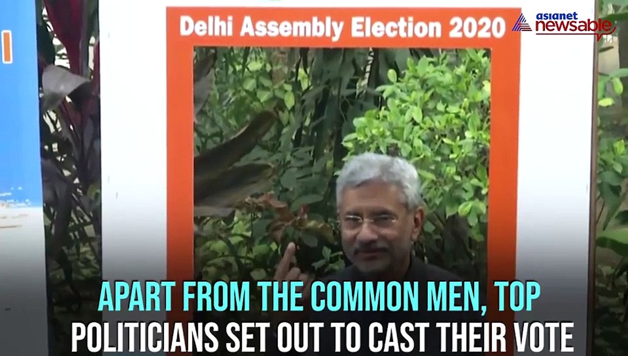 From AAP's Arvind Kejriwal to BJP's Jaishankar, politicians get their fingers inked during Delhi elections 2020