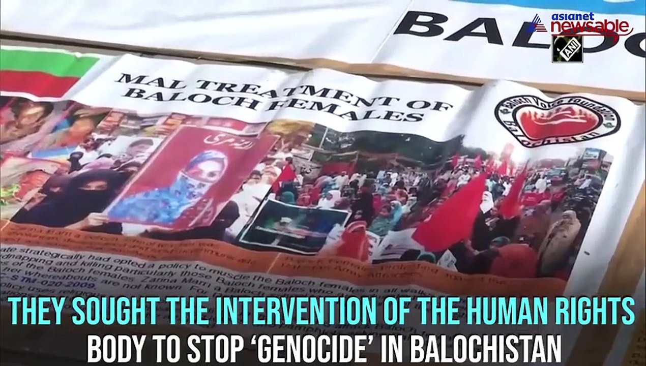 Political activists in Geneva seek UN’s intervention to stop ‘genocide’ in Balochistan