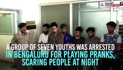 Youths disguised as ghosts in Bengaluru