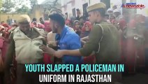 Rajasthan panchayat election: Youth slaps policeman in uniform at polling booth
