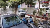 Bengaluru: Protective wall of Hulimavu lake collapses; floods houses, inundates roads