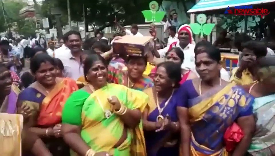Tamil Nadu by-polls: AIADMK workers celebrate victory at headquarters; Jayakumar takes jibe at DMK's Stalin