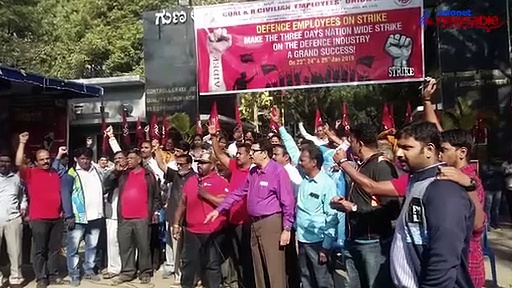 CQAL employees protest in Bengaluru against imposing corporate culture in defence sector