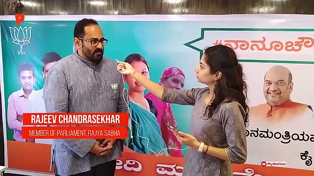 When desperate Congress can't fight facts, it cooks it up: MP Rajeev Chandrasekhar