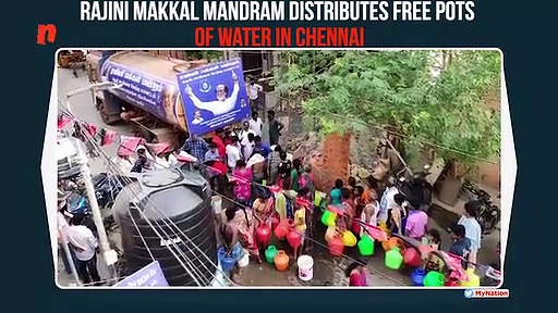 Rajini Makkal Mandram jumps to people’s rescue in Chennai; distributes free water