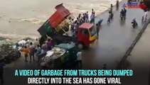 Tamil Nadu: Video of garbage dumped into sea goes viral; officials suspended
