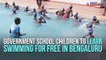Govt schoolchildren dive into their dreams with free swimming lessons in Bengaluru