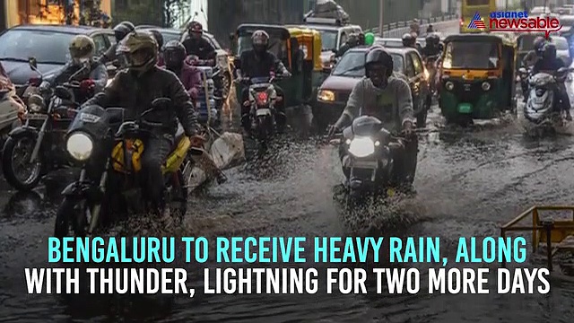Bengaluru: Heavy rain, along with thunder, lightning to continue for two more days