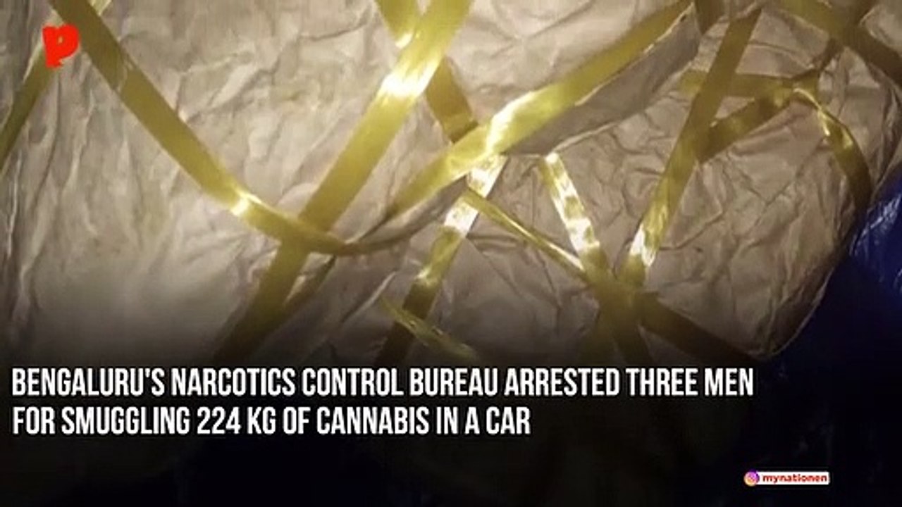 Smuggled cannabis seized by Bengaluru police, 3...