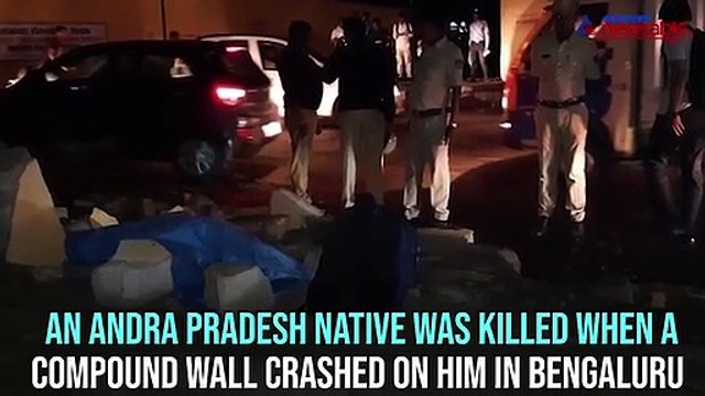 Bengaluru rains: Andhra Pradesh man dies as compound collapses
