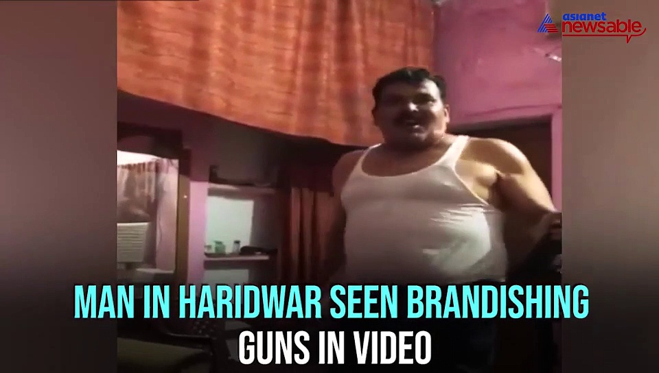 Video of man dancing while brandishing guns in Haridwar goes viral; investigation underway