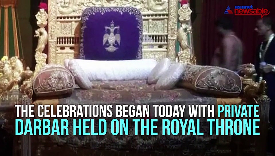Mysuru Dussehra: Precious stones embedded on royal throne ready for private Darbar