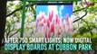 Smart light and LED screens greet walkers at Cubbon Park