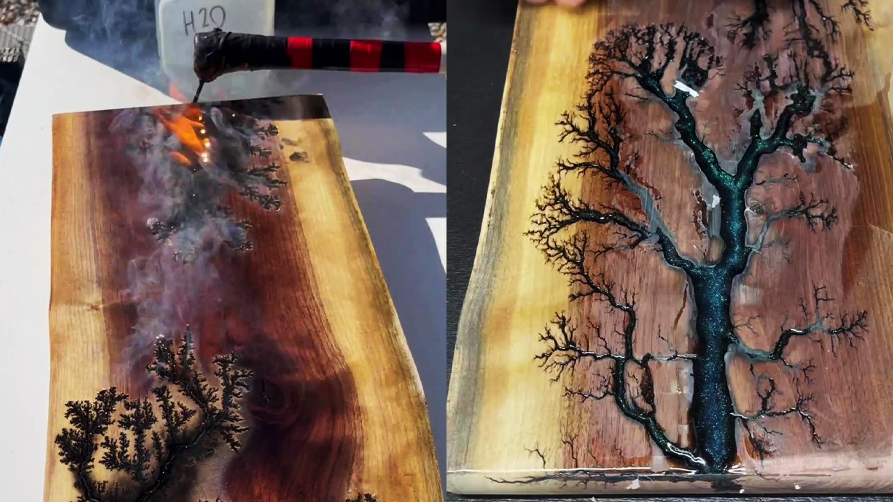 'Utility lineman unleashes his artistic side by...