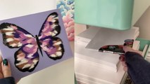 'Using the acclaimed 'Drip Technique' to create a spellbinding 'Butterfly Effect' painting *Demonstration*'