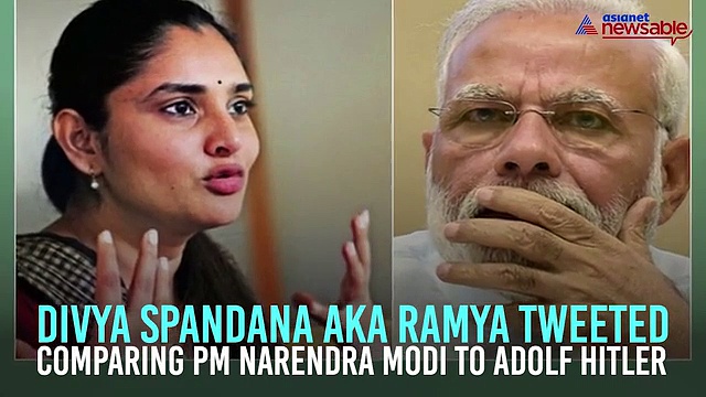 Ramya tweets fake images of PM Modi, Hitler; Bullet Prakash lashes out at actress