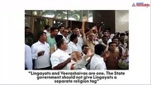 Lingayat Separate Religion: Veerashaivas stage protest in Bengaluru