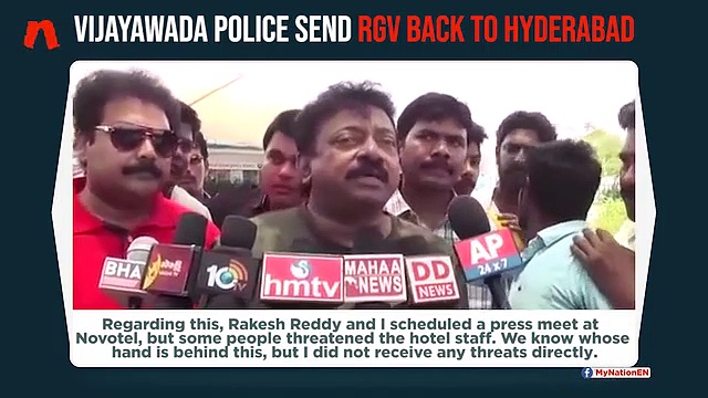 Ram Gopal Varma forced to cancel press conference on Lakshmi’s NTR, arrested, sent back to Hyderabad