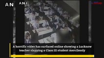 School teacher mercilessly beats up Class III student for not replying to roll call