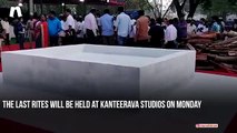 Ambareesh's mortal remains brought back to Bengaluru; Dy CM Parameshwara inspects Kanteerava Studios