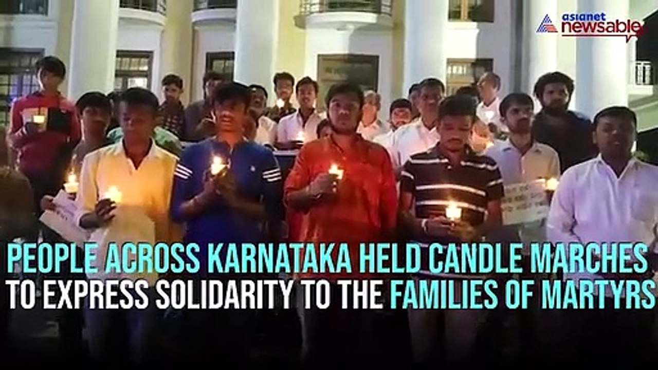 Candle light march