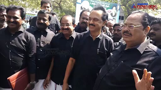 DMK leaders don black in Chennai over Cauvery issue