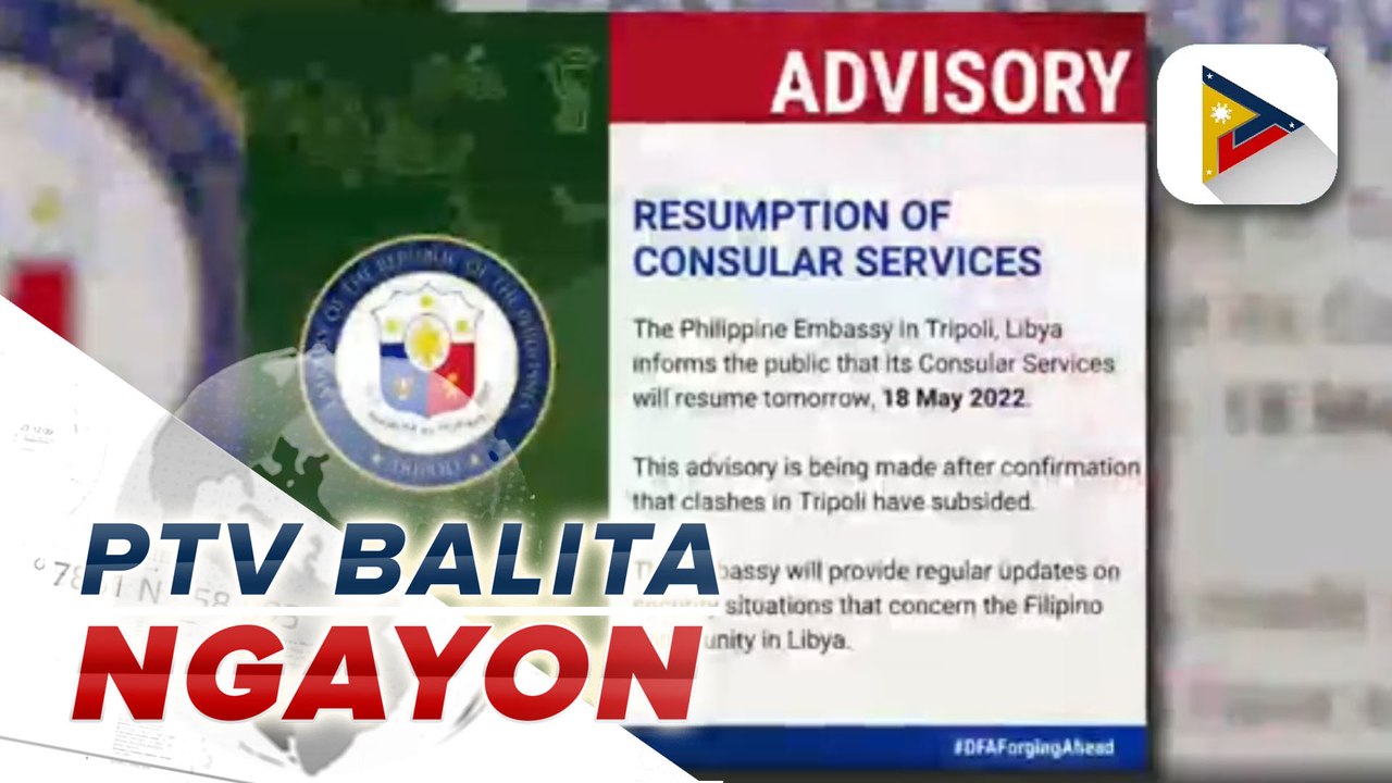 Mga Pilipino sa Libya, pinaalalahanan na maging mapagmatyag dahil sa bakbakan ng mga armadong grupo