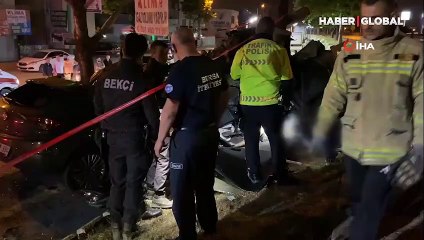 Astsubay, parçalanan otomobilde yaşamını yitirdi! Kaza anı kamerada