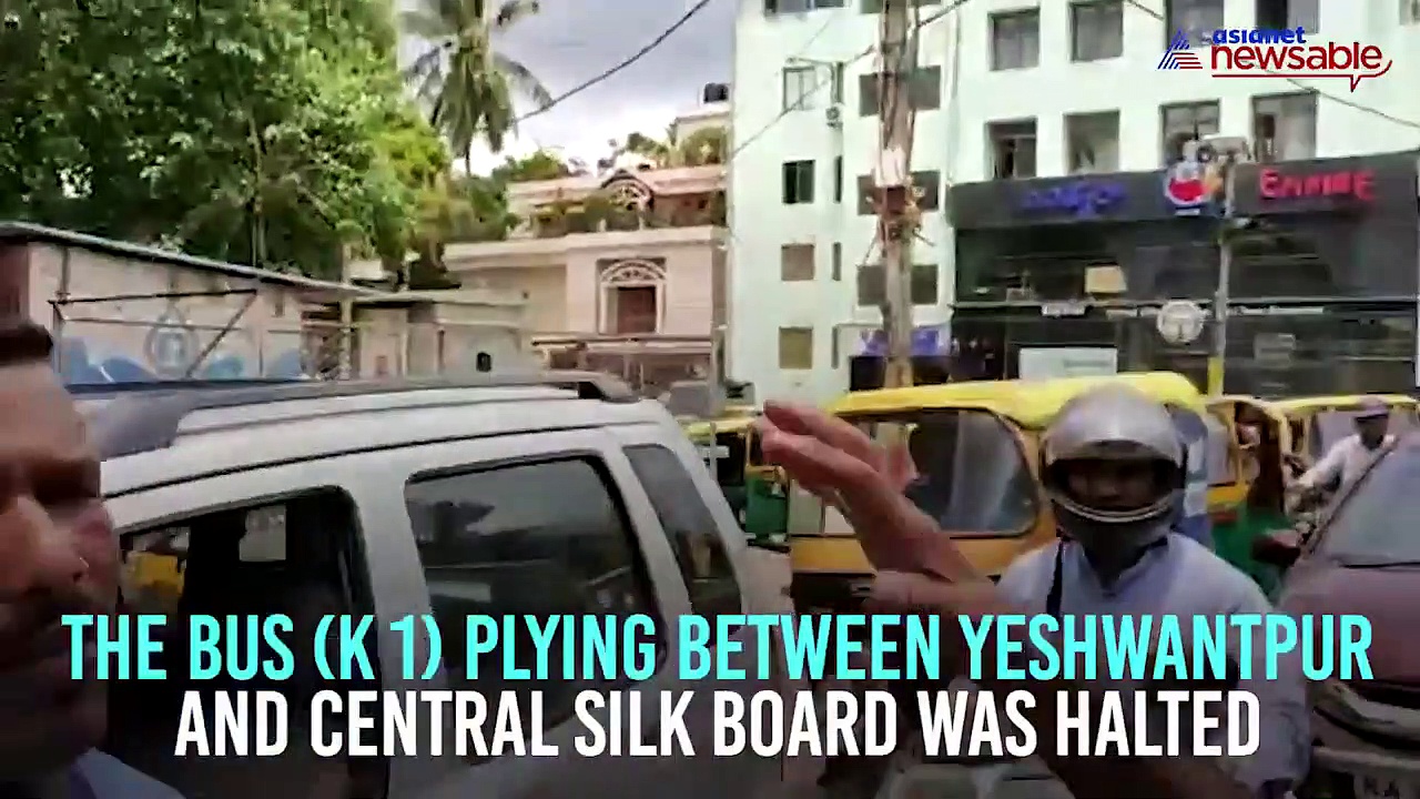 Bengaluru road rage: BMTC bus driver attacked in front of police